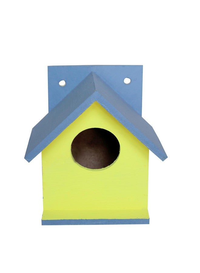 Hellonz Bird House for Sparrow, Budgies & Finches with Air Ventilation and Mounting Hook (Grey) - Image 1