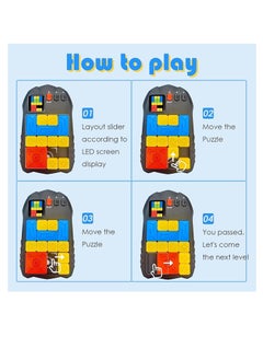MUMS PLANET Puzzle Game with 500 Entertaining Fun & Mind Training IQ Puzzles - Unblock Super Slide , Electronic Sliding Puzzle Brain Game Toy, Valuable Gift For Kids  - Image 2