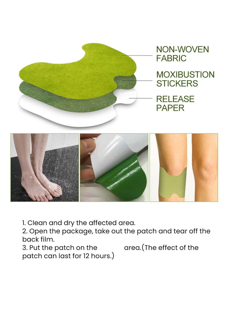 Excefore Knee Pain Relief Patches, 24 Pcs Niaoyun Herbal Knee Patches, Natural Herbal Knee Patches for Relief, for Pain Relief and Inflammation Long Lasting Relief of Joint Pains - Image 2