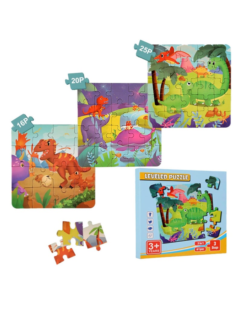 Magnetic Puzzles for Toddlers 4-8, Educational Games and Preschool Toys for Toddler, Ideal Gifts for Toddler, Puzzles Toys for 3 4 5 6 Year Old Boys and Girls (Dinosaur) - Image 1