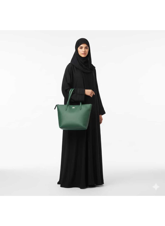 Lacoste bag Women's L12.12 Concept Fashion Versatile Large Capacity Large Size Zipper Handheld Shoulder Bag Camera Bag Tote Bag Large 35cm * 30cm * 12cm Camera Bag - Image 3