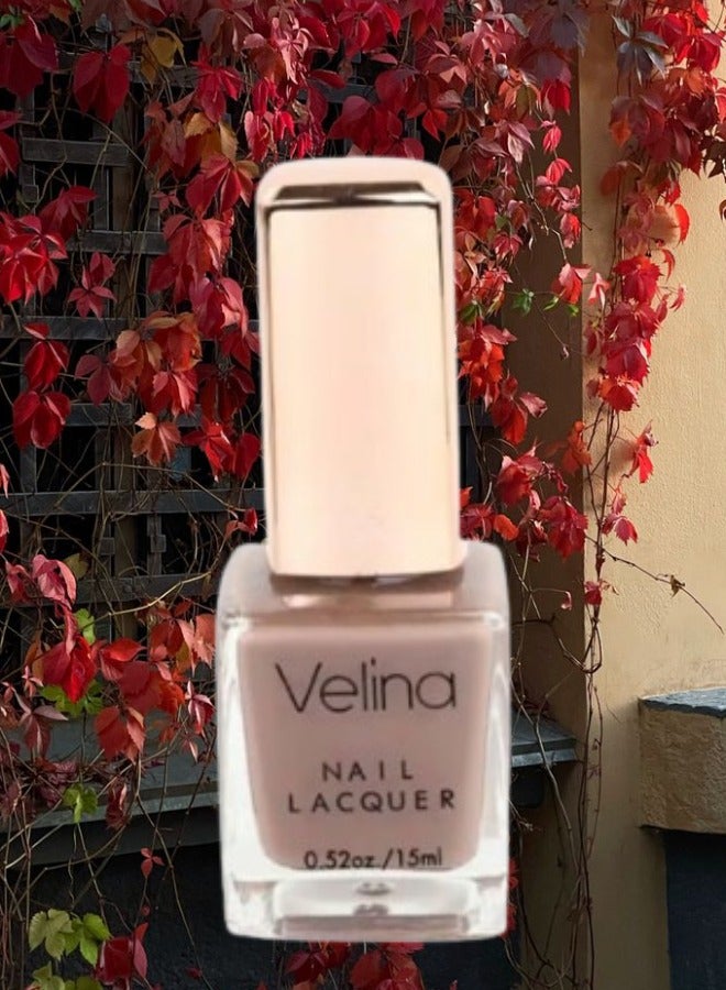 Velina Matte Nail Polish Red And Brown 15ML - Image 3