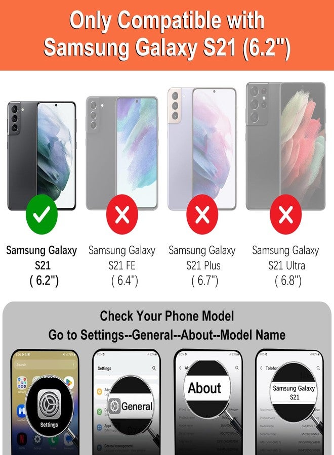 iCoverCase Compatible with Samsung Galaxy S21 Case with Card Holder, S21 Wallet Case for Women Men [RFID Blocking] PU Leather Protective Phone Case for S21 5G (Black Leopard) - Image 2