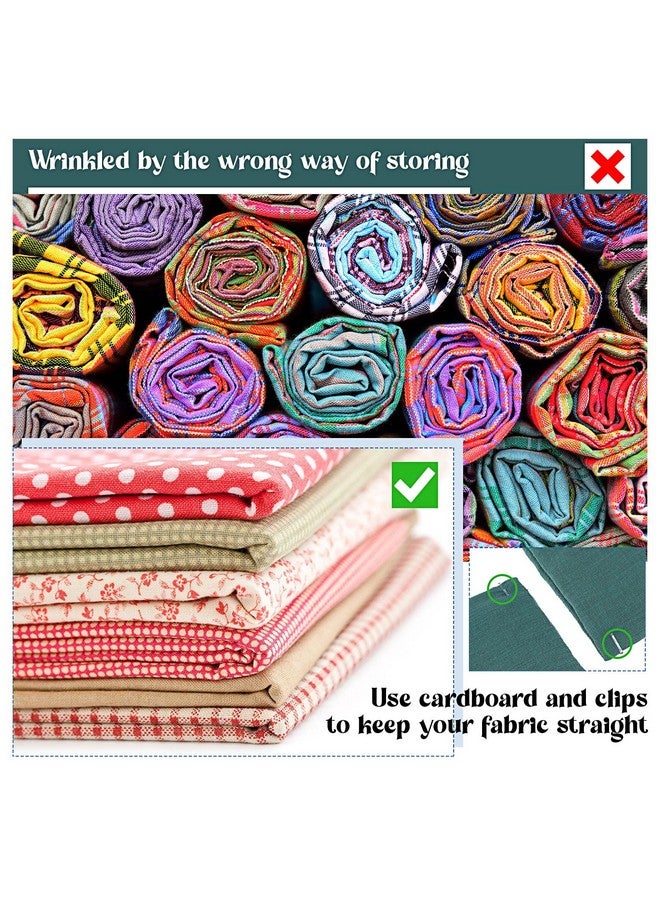 Teling 7.5 X 10.5 Inch Comic Book Boards And Clear U Shape Plastic Alligator Clips Fabric Board For Folding And Storing Fabric (200 Set) - Image 5