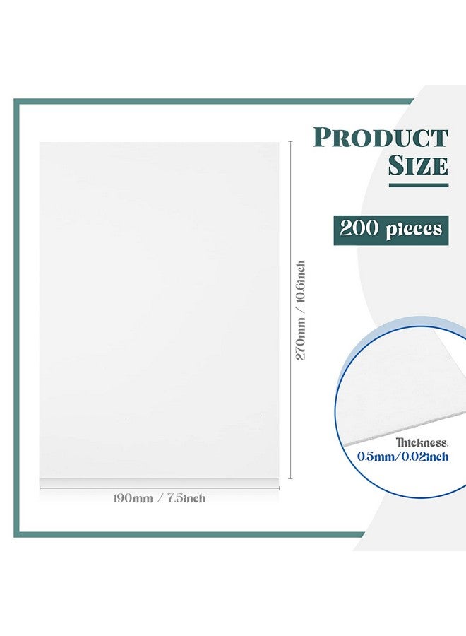 Teling 7.5 X 10.5 Inch Comic Book Boards And Clear U Shape Plastic Alligator Clips Fabric Board For Folding And Storing Fabric (200 Set) - Image 2