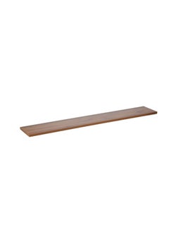 Elegant and Modern Design Rectangular Wooden Shelf Walnut 90 x 20 cm