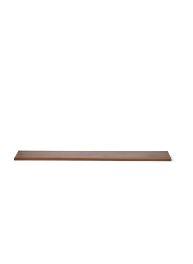 Micasa - Elegant and Modern Design Rectangular Wooden Shelf Walnut 90 x 20 cm - Image 1
