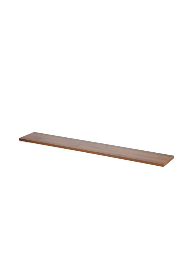 Micasa - Elegant and Modern Design Rectangular Wooden Shelf Walnut 90 x 20 cm - Image 1