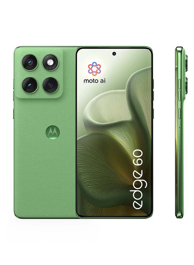 موتورولا Edge 60 ثنائي الشريحة 5G 12GB RAM 512GB بانتون شمروك - النسخة الشرق أوسطية - Image 1
