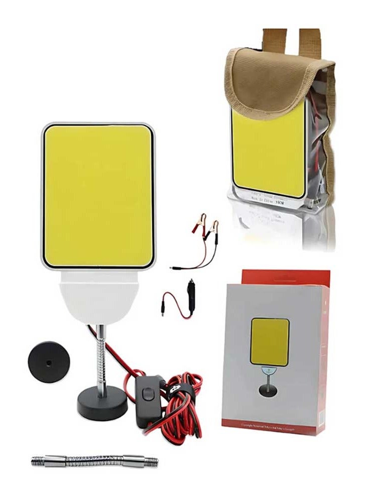 توبيز مصباح سيارة، مصباح LED أبيض للسيارة، مصباح إصلاح السيارة، جهد 12 فولت، 680 وات، متعدد الوظائف، قاعدة مغناطيسية، سهل التركيب - Image 1