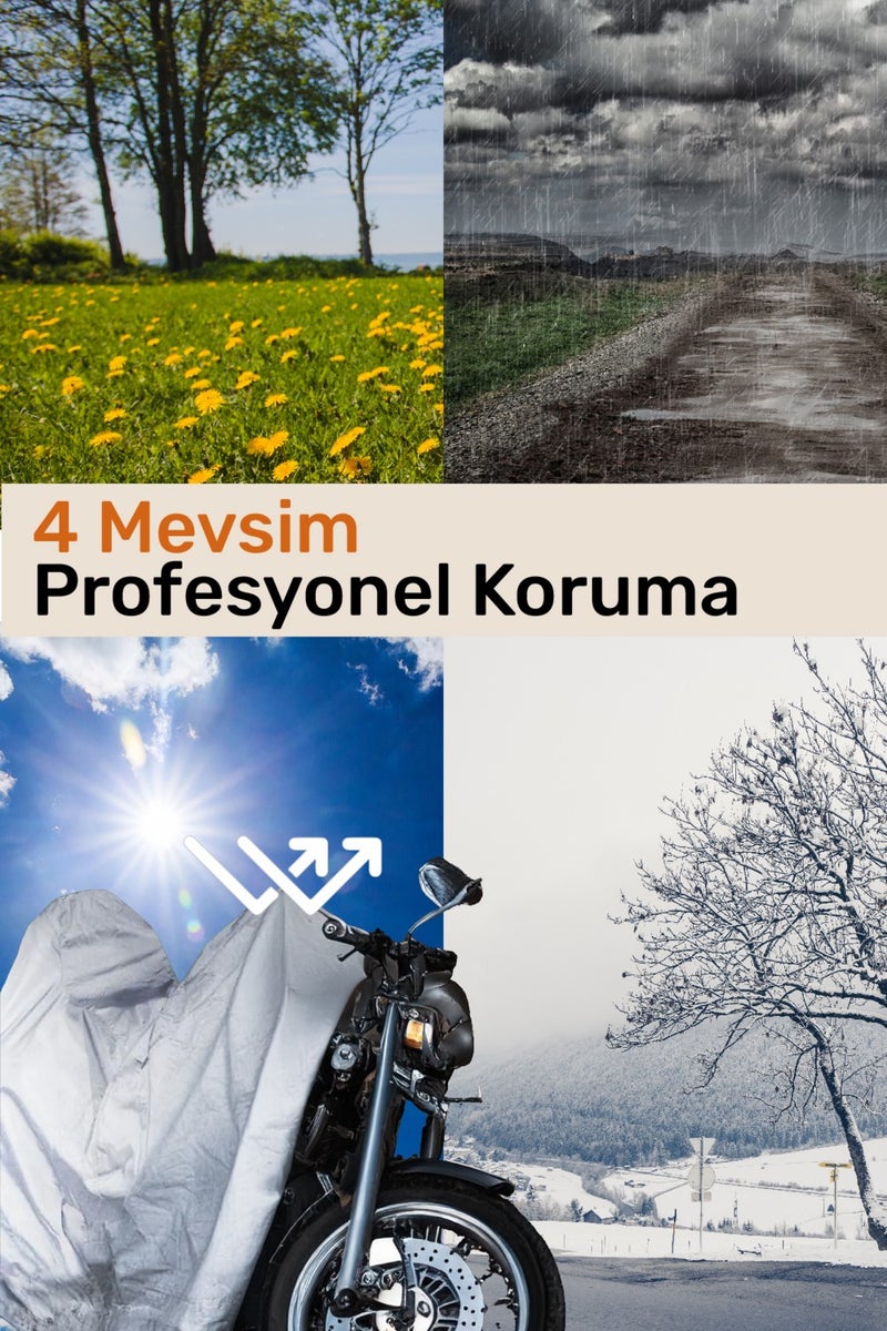 Breen Kuba VN50 Pro Grey Waterproof Motorcycle Canvas Premium - Image 4