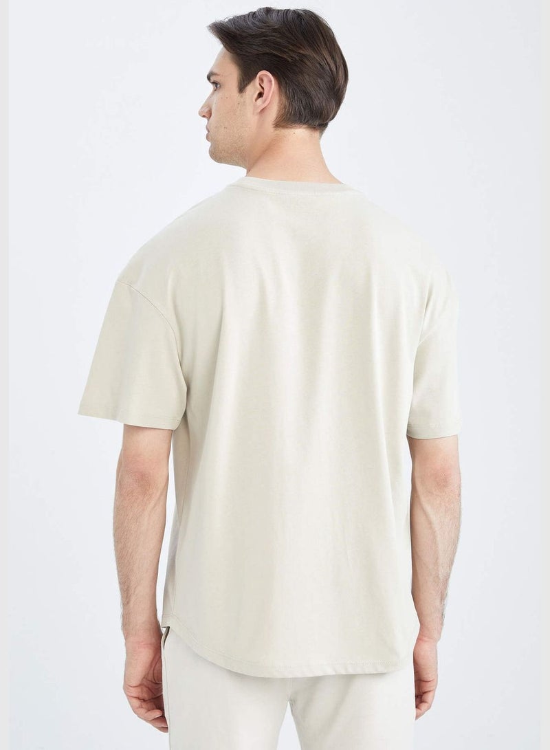 DeFacto تي شيرت مريح بأكمام قصيرة - Image 4