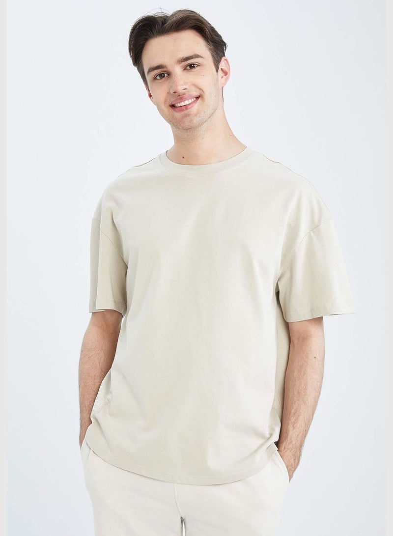 DeFacto تي شيرت مريح بأكمام قصيرة - Image 3