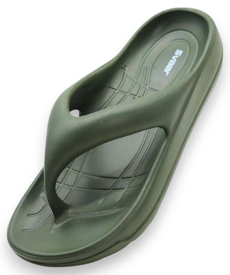 SVAAR صنادل سفاار الناعمة من EVA للرجال، شباشب أنيقة مضادة للانزلاق مع دعم للقوس - Image 1