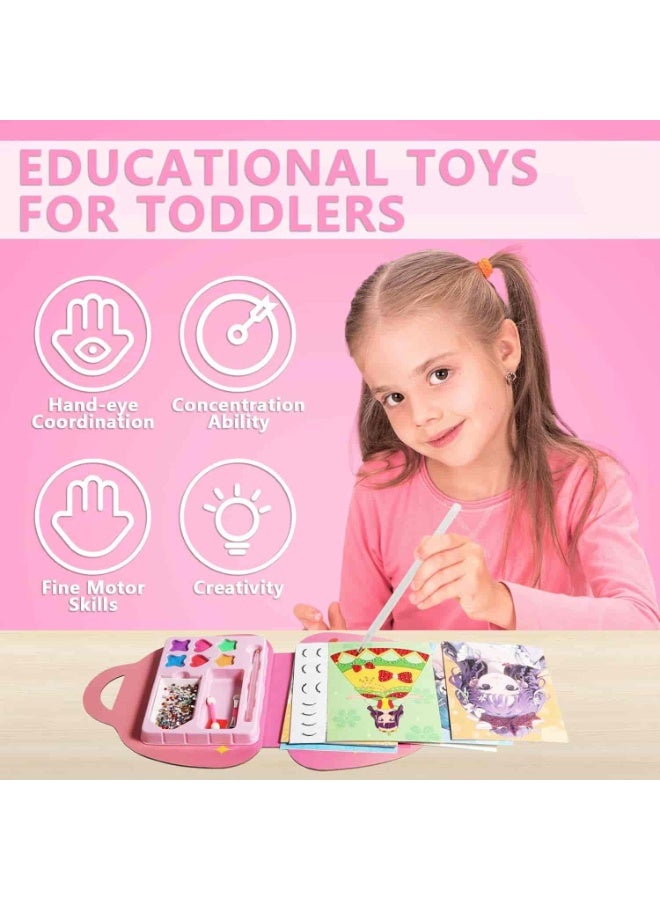 Mitoy Paper Craft Kits for Girls, Princess Dress Up for Girls DIY Makeup Toy Kit - Image 5