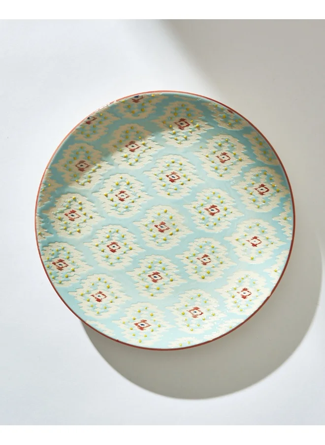 Chumbak Ikat Fusion Quarter Plate