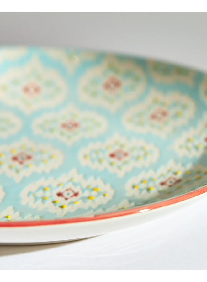 Chumbak Ikat Fusion Quarter Plate