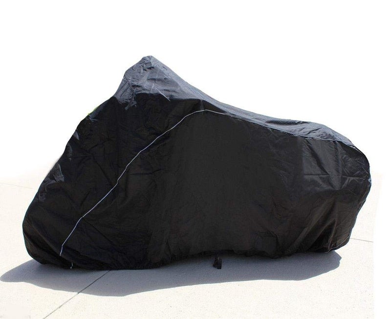 SBU Bike Motorcycle Cover Compatible for Harley-Davidson FLHTCUI Ultra Classic Electra Glide. Strong UV Protectivve Chopper Bike Tarp. Breathable and Portable Vehicle Protection