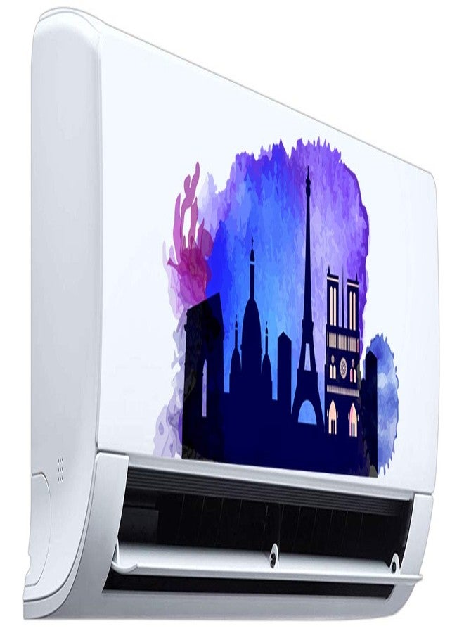 Decopix 'ac Sticker Fridge Sticker Wall Sticker Split Ac Stickers Air Conditioner Sticker - Standard Size (Fit for All Models/Sizes/Brands) (Vinyl, Multicolor)' - Sm6025 - Image 2