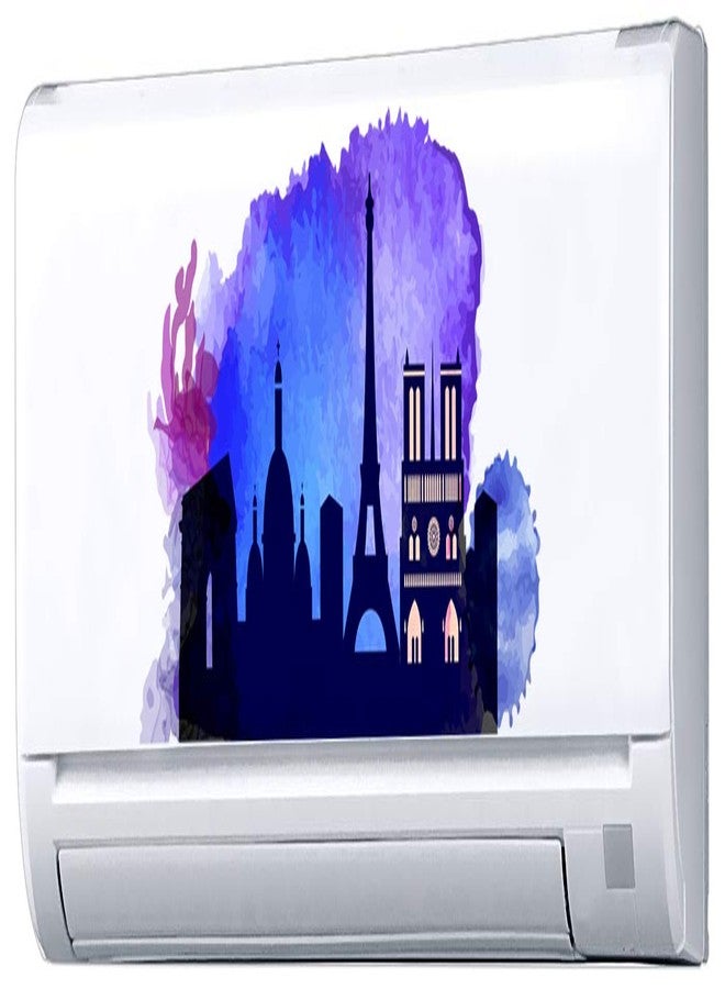 Decopix 'ac Sticker Fridge Sticker Wall Sticker Split Ac Stickers Air Conditioner Sticker - Standard Size (Fit for All Models/Sizes/Brands) (Vinyl, Multicolor)' - Sm6025 - Image 1