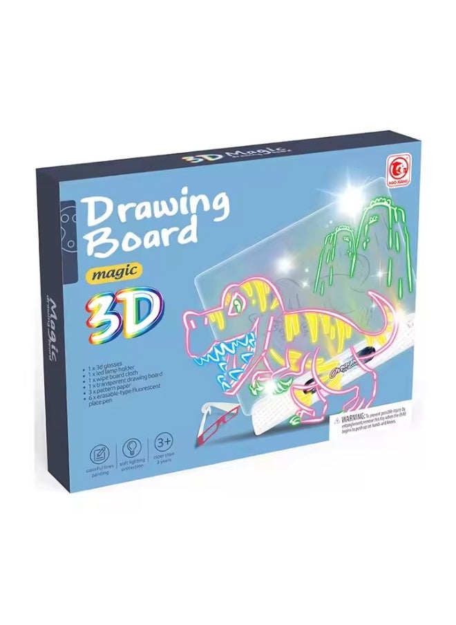 Drawing Board Magic 3D with Glasses - Blue - 6619 