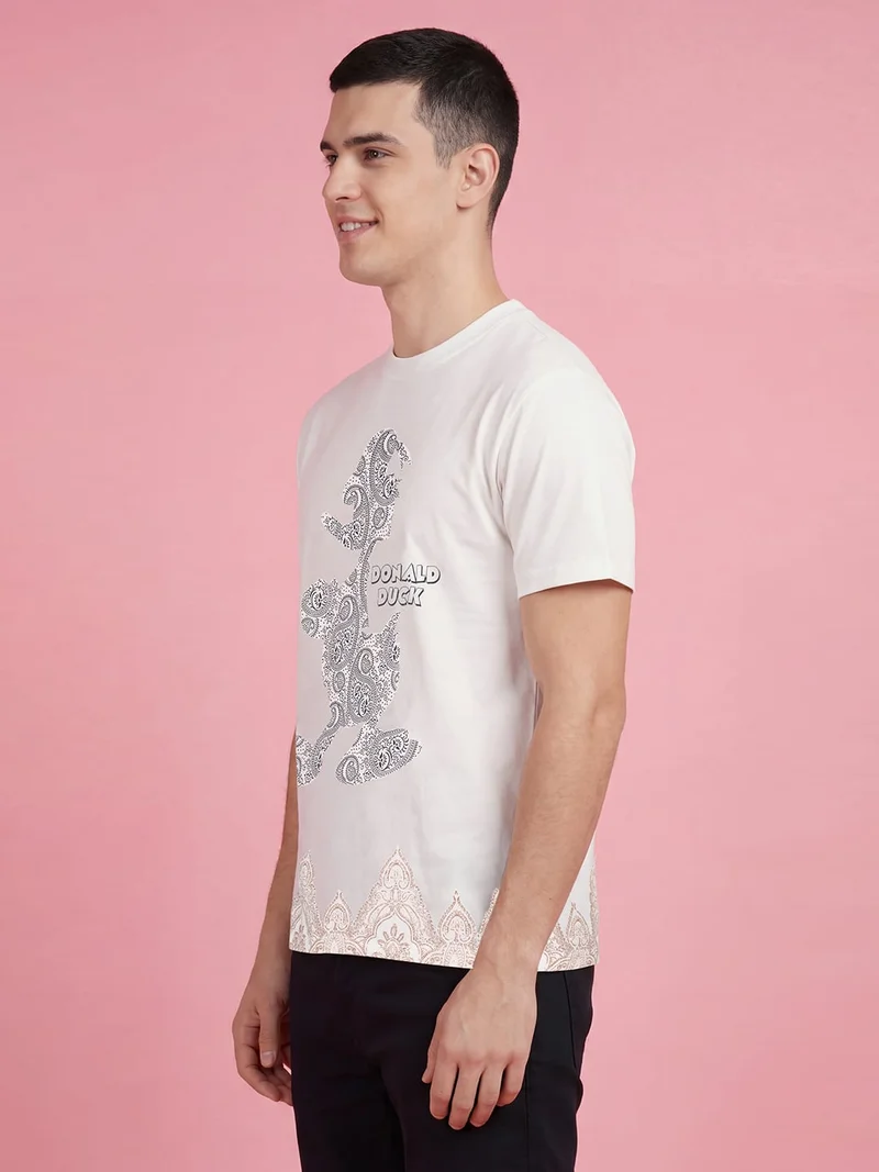 Being Human Men Donald Duck Printed T-shirt