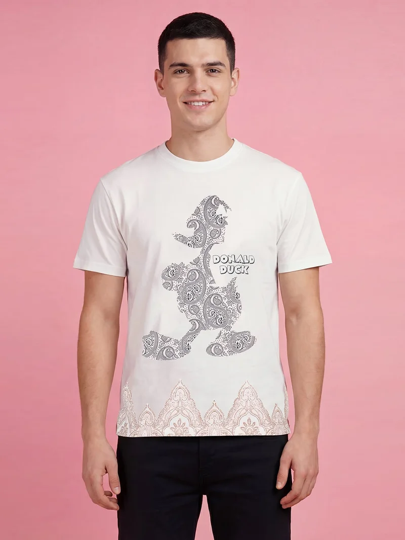 Being Human Men Donald Duck Printed T-shirt