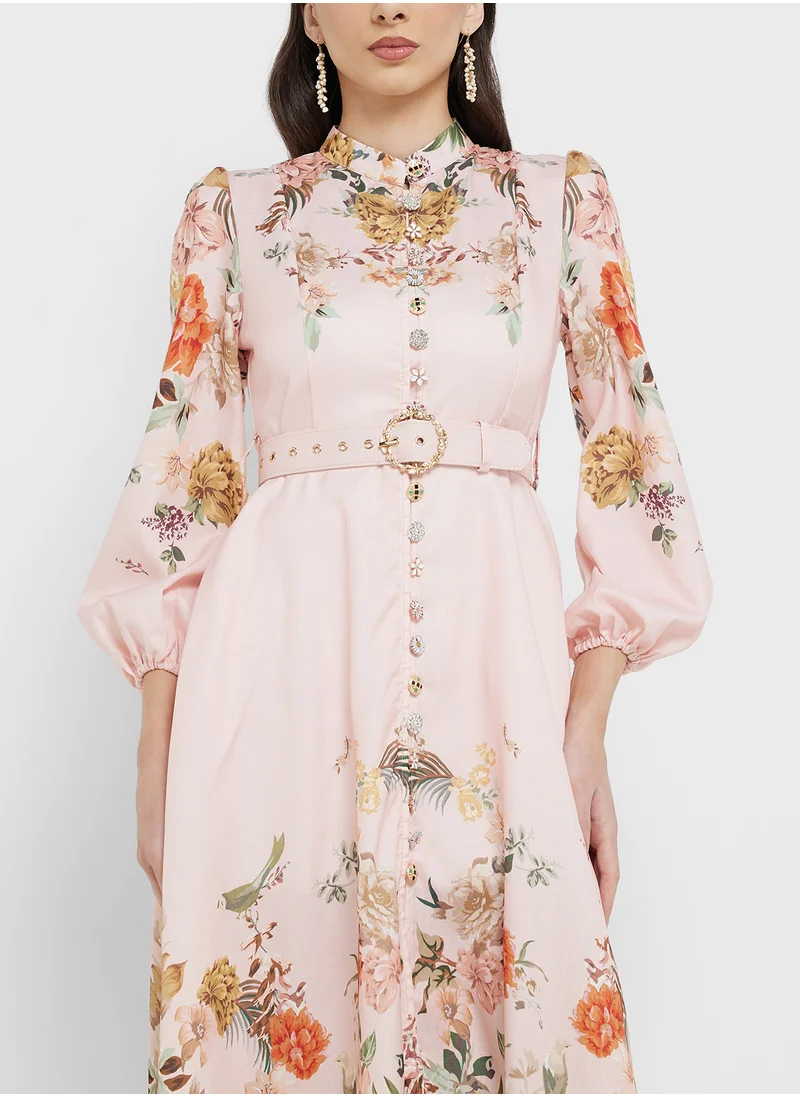 ايلا Floral Print Dress