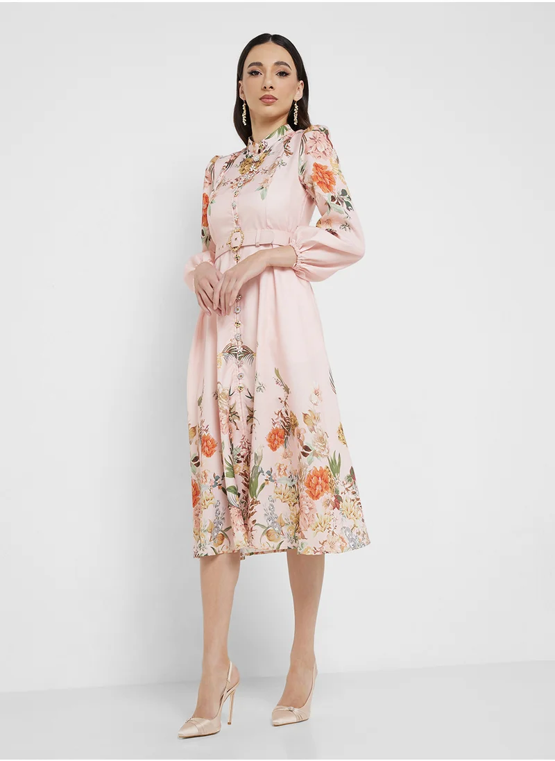 ايلا Floral Print Dress