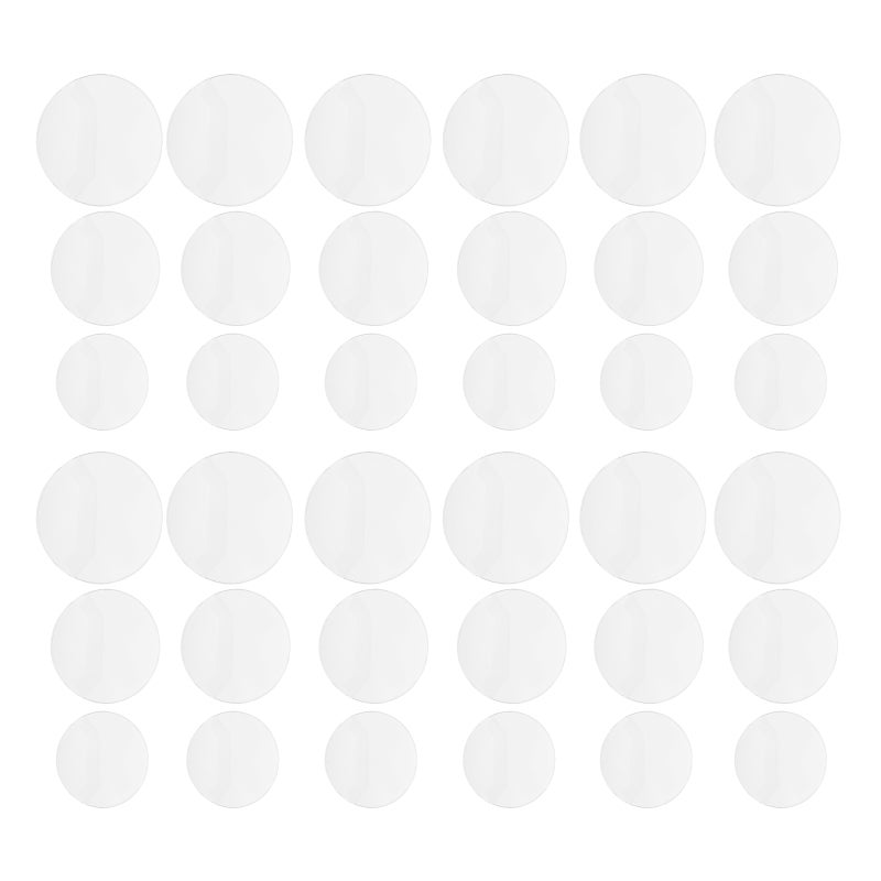 120 pcs Button Badges Full Enamel Pin Display Case Heavy Badges Protective Cover Round Shells Button Maker Parts For Badge Storage And Display - Image 4