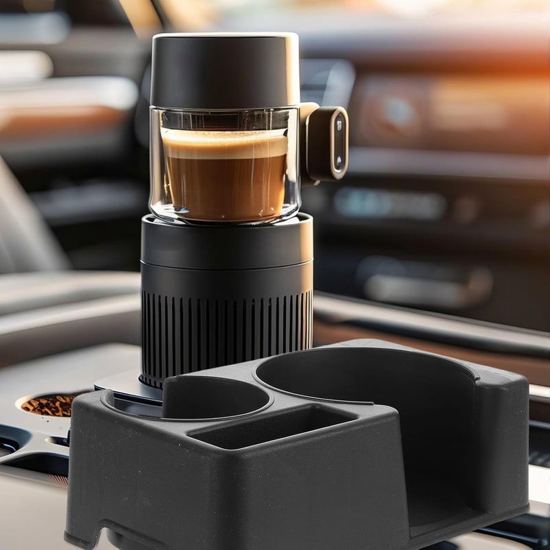 Car Drink and Phone Holder Stand, Non-Slip Car Kettle Storage Rack with Mobile Holder, Insulated Bottle and Cup Organizer for Trucks and Suvs Interior - Image 5