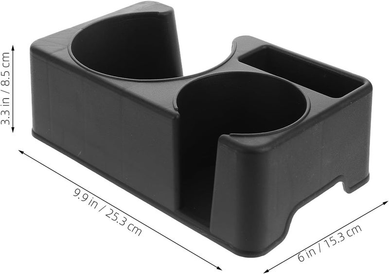 Car Drink and Phone Holder Stand, Non-Slip Car Kettle Storage Rack with Mobile Holder, Insulated Bottle and Cup Organizer for Trucks and Suvs Interior - Image 2