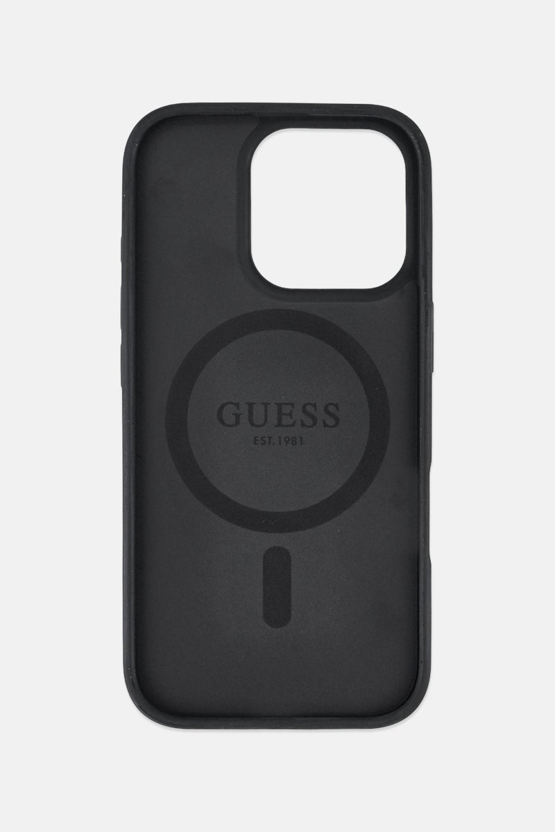GUESS iPhone 16 Pro Magsafe Brand Logo Protective Case, Black - Image 3