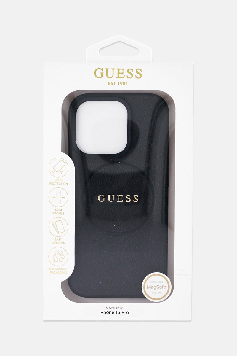 GUESS iPhone 16 Pro Magsafe Brand Logo Protective Case, Black - Image 4