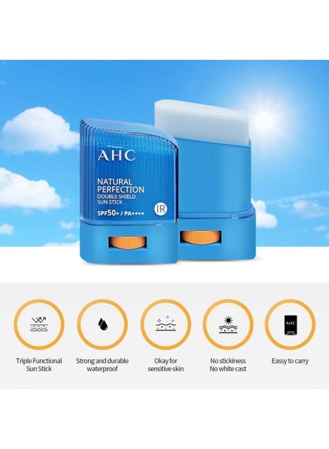 أيه أتش سي ستيك واقي من الشمس بطبقة مزدوجة ناتشورال بيرفيكشن SPF50+ PA++++ IR - 14 gm - Image 4