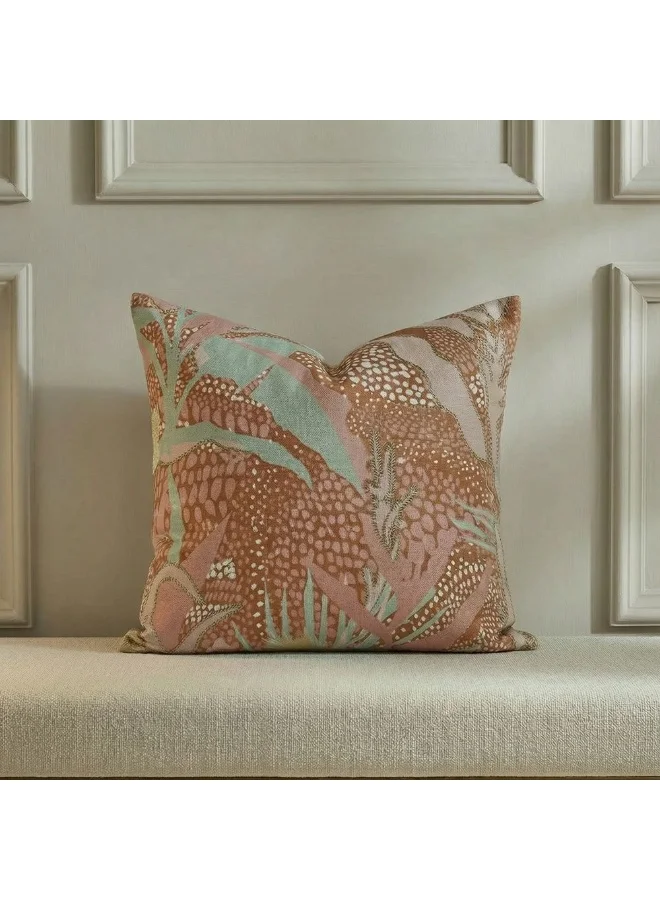 DANUBE HOME Danube Home Gleam Floral Velvet Cushion Cover - Multicolor - 45x45 cm | Velvet Couch Pillow Cover For Living Room, Bed Room 811500137760