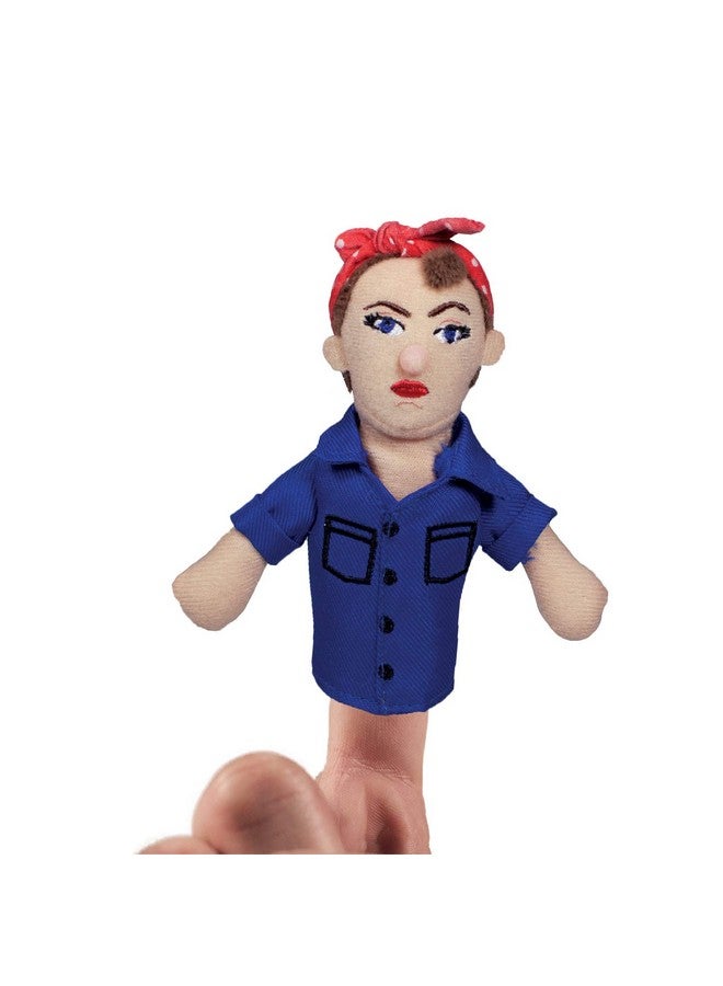 The Unemployed Philosophers Guild Rosie The Riveter Plush Finger Puppet And Refrigerator Magnet - Image 3