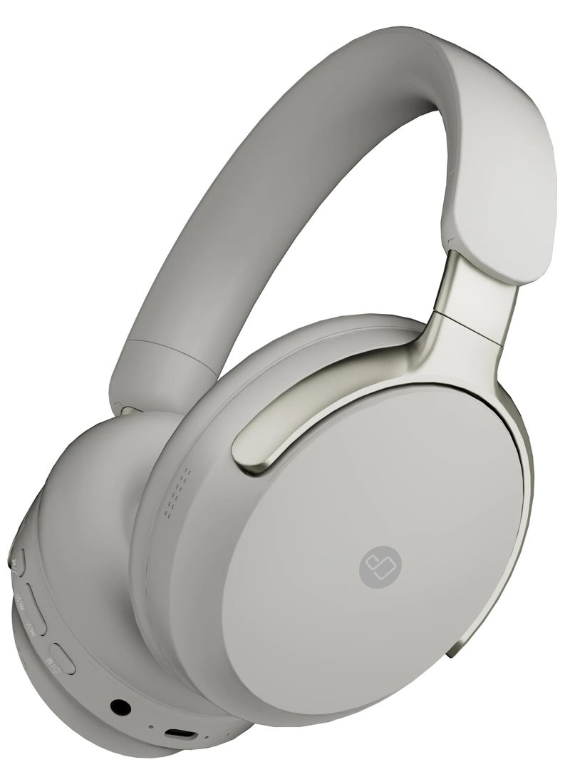 ProOne - ProOne PHB3580 ANC Wireless Headphones Active Noise Cancelling Over-Ear Bluetooth 5.3 Headset with TF Card, Long Battery, Comfortable for Travel & Work (Black) - Image 1