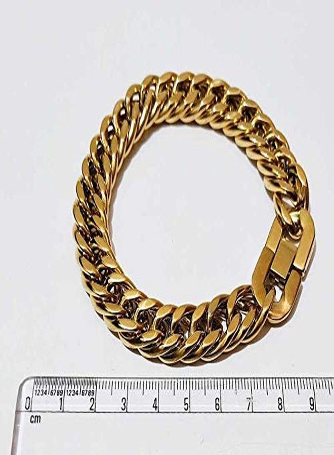 athizay 316L high long lasting shiny Gold finish pure stainless ELITE COLLECTION for men and boys - Image 2