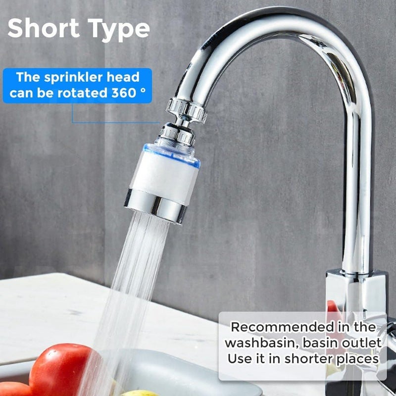 High Quality Household Shower Filter for Removing Salts, Chlorine and Bacteria from Water, Easy to Install on Any Faucet, Filter Drinking Water, Wash Vegetables and Fruits and Shower (2 Pieces) - Image 3