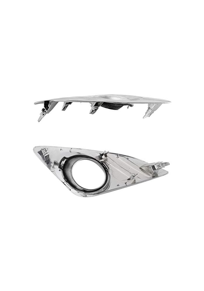 DEMULAX Chrome Fog Lamp Light Cover for Toyota Camry 2012-2014 - Image 3