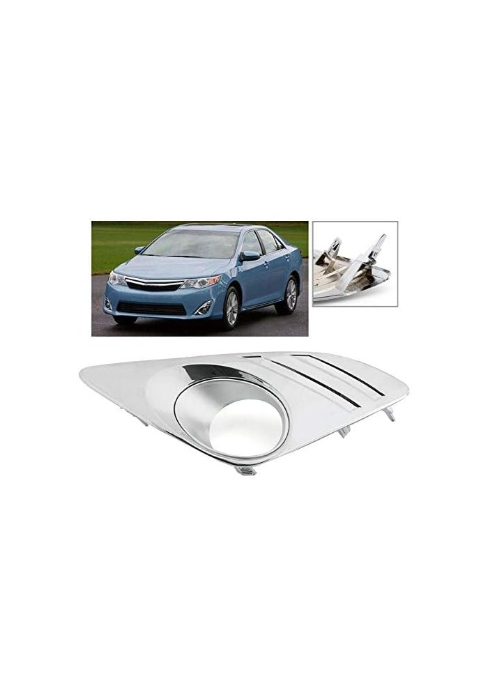 DEMULAX Chrome Fog Lamp Light Cover for Toyota Camry 2012-2014 - Image 5