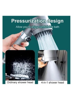 ARNOTEC German Multifunctional Massage Shower, Handheld Shower Head with Filter, High Pressure 3 Mode Showerhead, Removable Powerful Pressure Hand Held Showerhead  - Image 4
