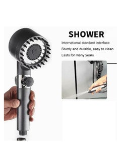 ARNOTEC German Multifunctional Massage Shower, Handheld Shower Head with Filter, High Pressure 3 Mode Showerhead, Removable Powerful Pressure Hand Held Showerhead  - Image 3