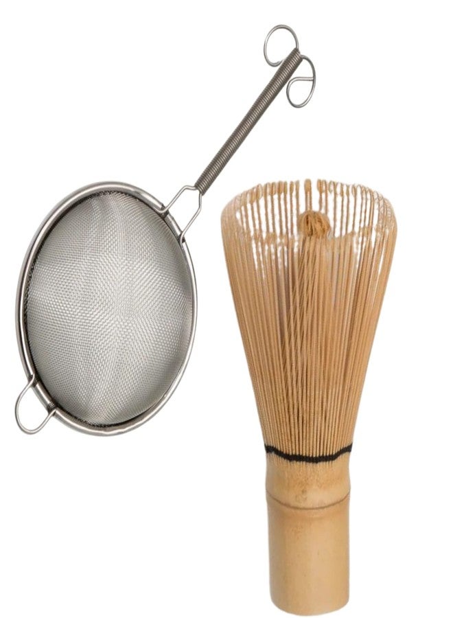 Matcha Kari Dr. Weil Matcha Kari - Lite Matcha Tea Set - White - Whisk with Holder, Scoop, Sifter, and Ceramic Bowl - Image 5