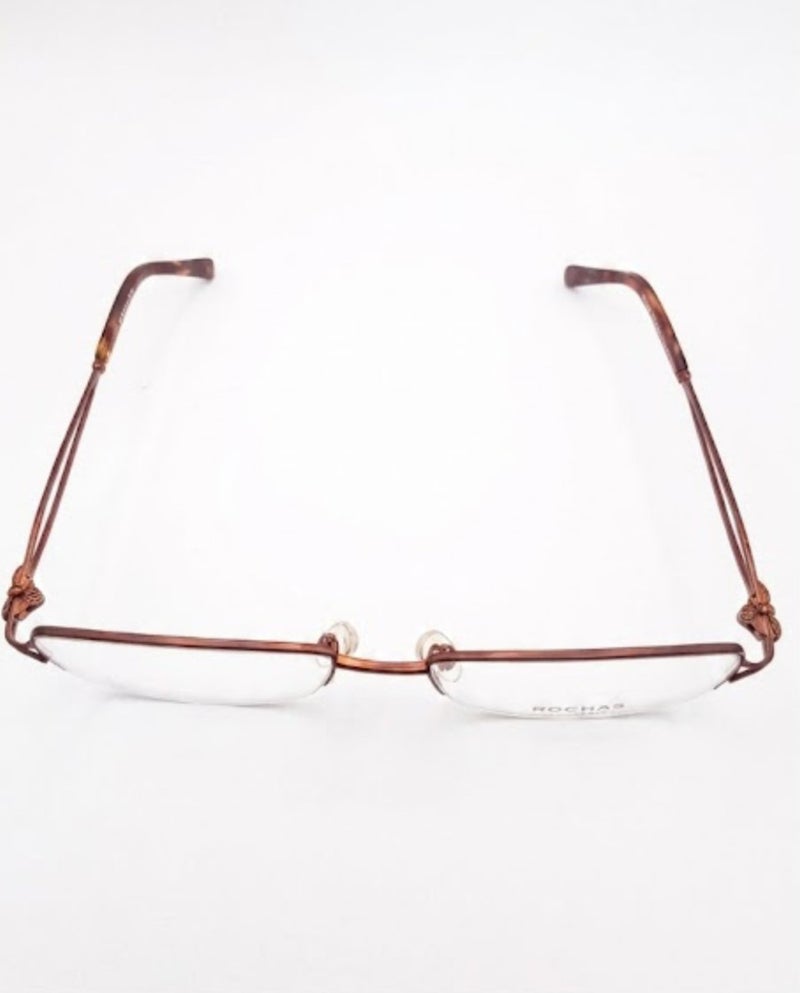 روشاس نظارة طبية للجنسين من Rochas موديل PW/LAMYEU/R09169/G نصف إطار شكل مستطيل - Image 1