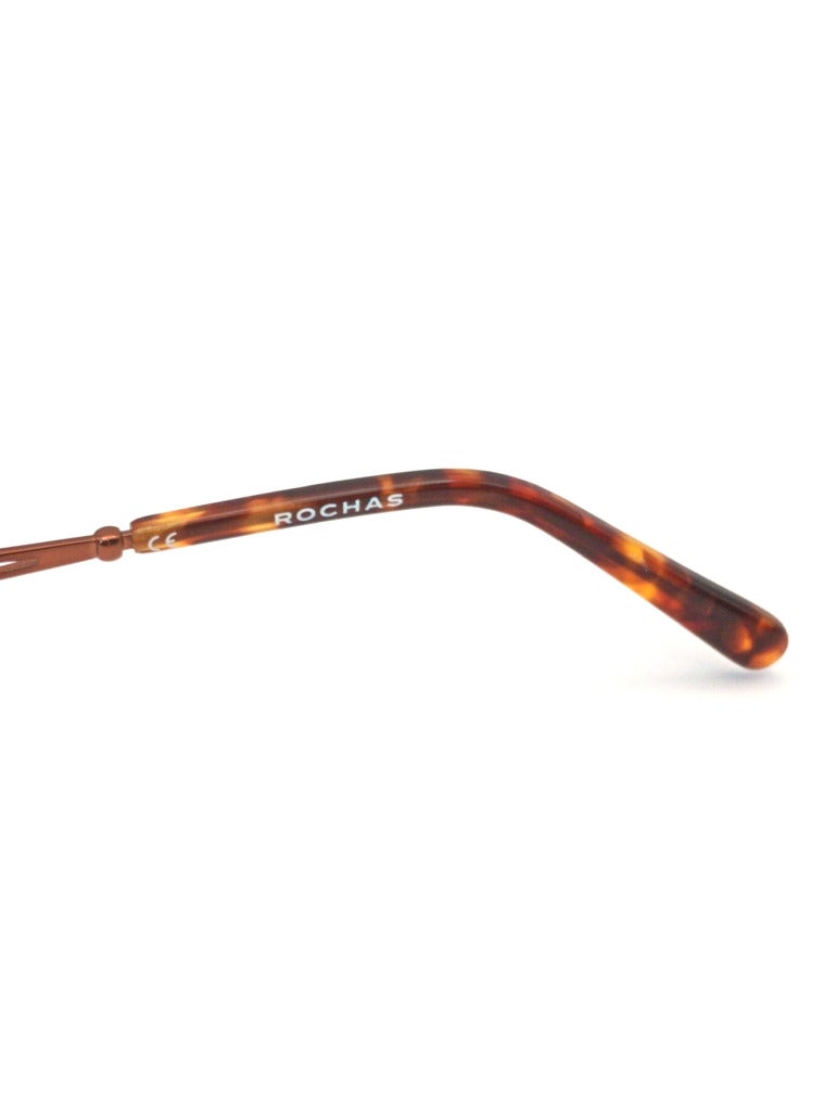 روشاس نظارة طبية للجنسين من Rochas موديل PW/LAMYEU/R09169/G نصف إطار شكل مستطيل - Image 4