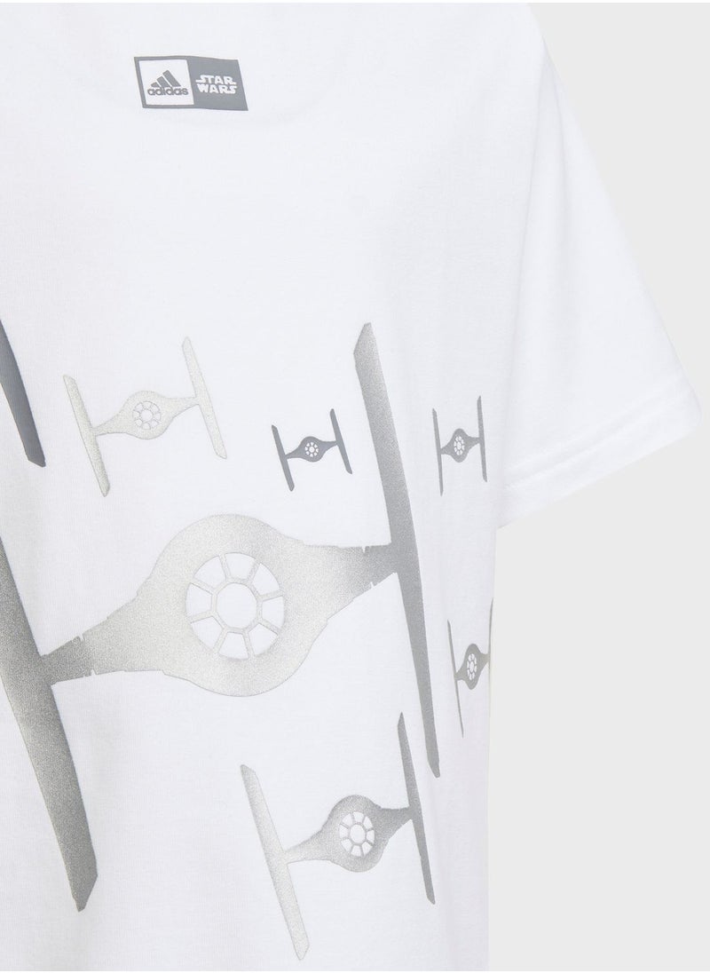 Adidas - Little Kids Starwars Zne T-Shirt - Image 1