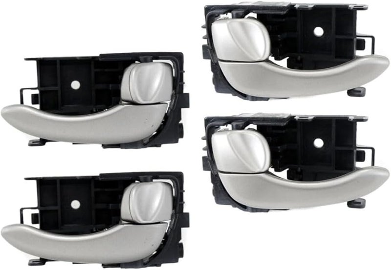 Infiniti Nissan Maxima GLE GXE SE 2002 2003 Car Door Handle Interior Front Rear Silver 4pcs - Image 2