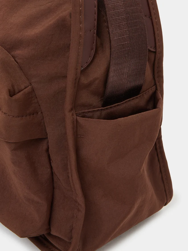 Styli  Styli Brown Solid Shoulder Bag with Dual Handle for Women | Best Price UAE